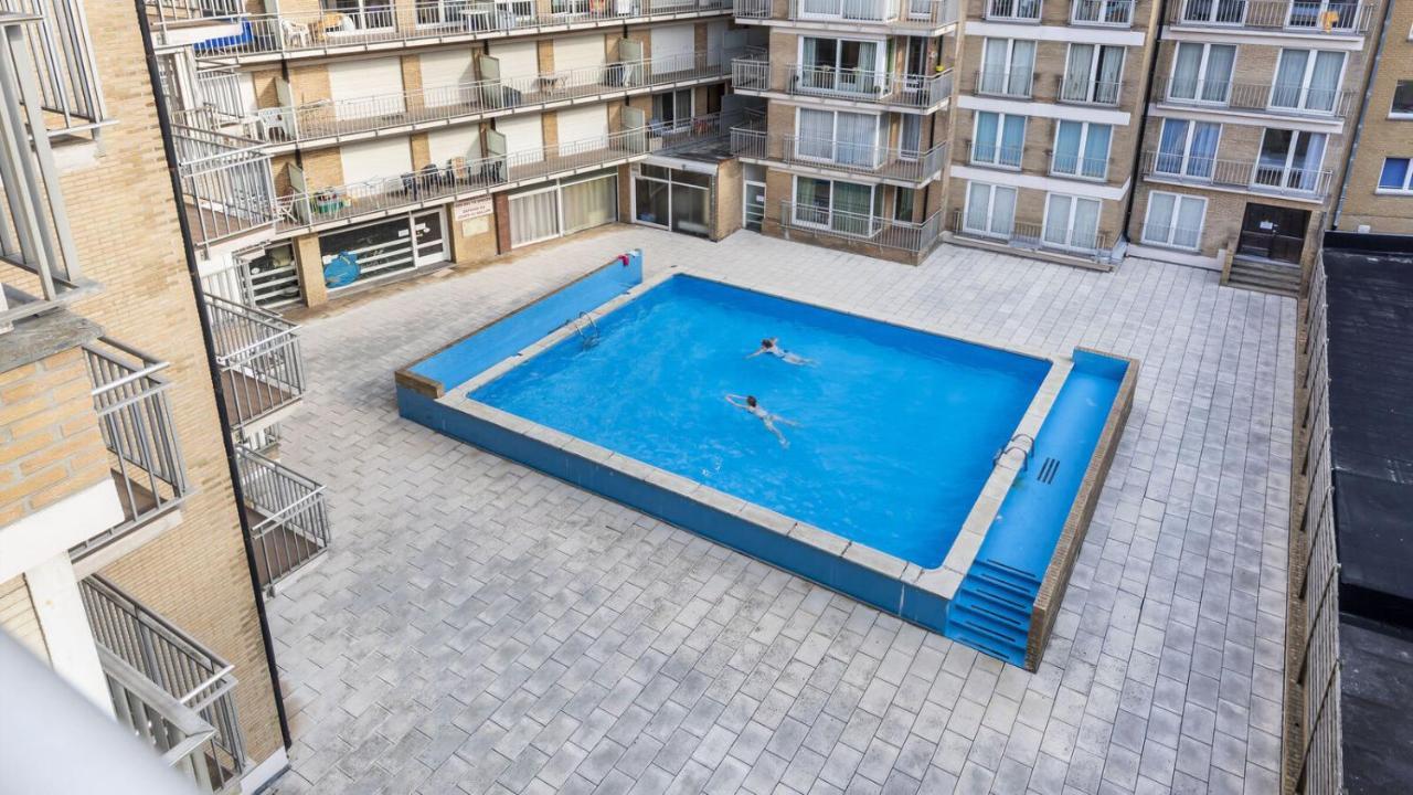 Zonnig En Gezellig Appartement Met Zijdelings Zeezicht En Zwembad In Коксейде Екстериор снимка